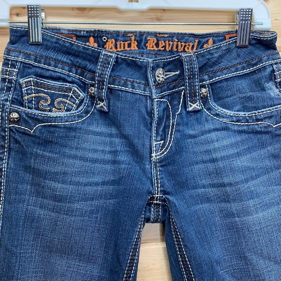 Rock Revival Bootcut Jeans 26 - Picture 2 of 8